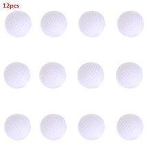 Load image into Gallery viewer, 12pcs 6pcs Golf Ball Plastic Hollow Out Sports Training Tennis White Golfball Round Practice Golf Accessories for Outdoor Play