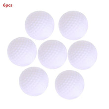 Load image into Gallery viewer, 12pcs 6pcs Golf Ball Plastic Hollow Out Sports Training Tennis White Golfball Round Practice Golf Accessories for Outdoor Play