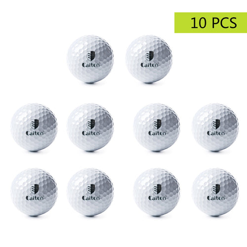 10 Golf Ball with Mesh Bag Outdoor Sport Golf Game Training Match Competition Rubber High Grade Golf Ball Golf Sports Equipment